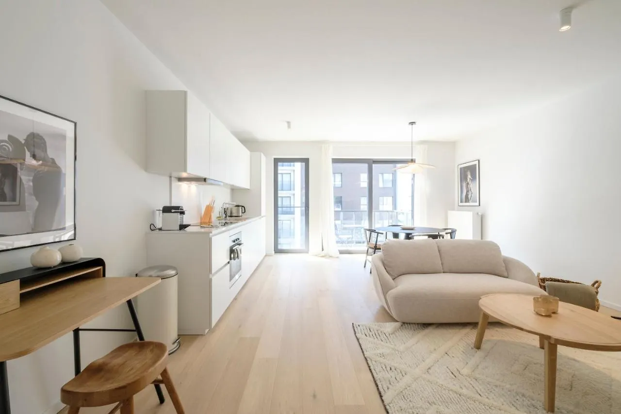 Lumineux Appartement 1 Chambre Proche Ecole Europeenne 브뤼셀